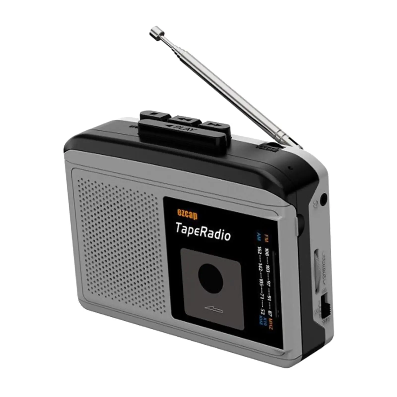 Cassette Player Built-in Speaker Earphone Music Radio Audio Personal 2AA Battery or USB Power Supply Tape Player AM/FM Radio