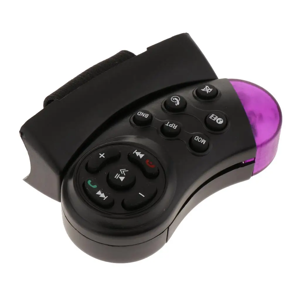 RV Truck Car  Universal Remote Control Steering Wheel Mount Remote Control CD DVD MP3 Multimedia Remote Control 