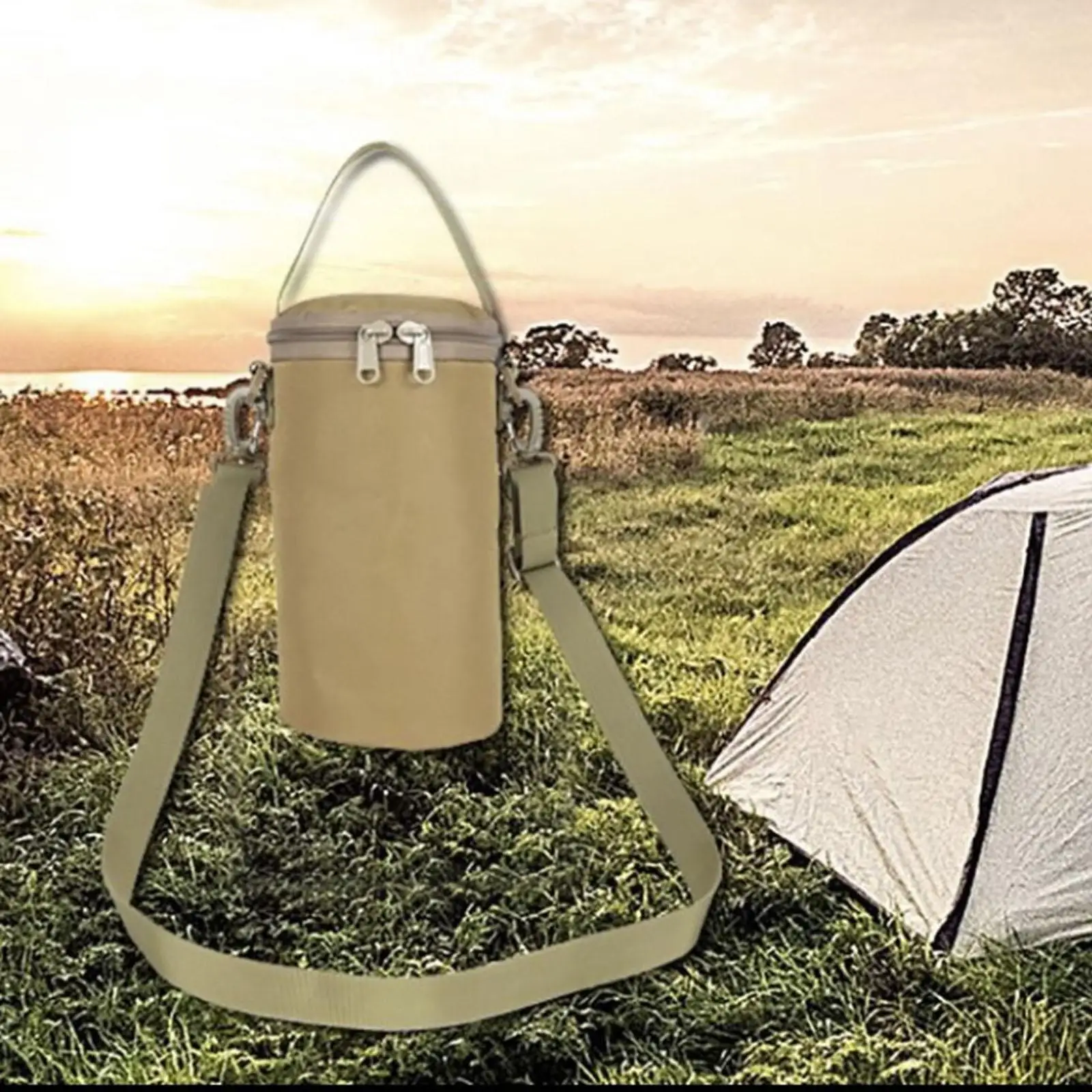 Portable Gas Tank Protective Case Fuel Cylinder Camping Lantern 
