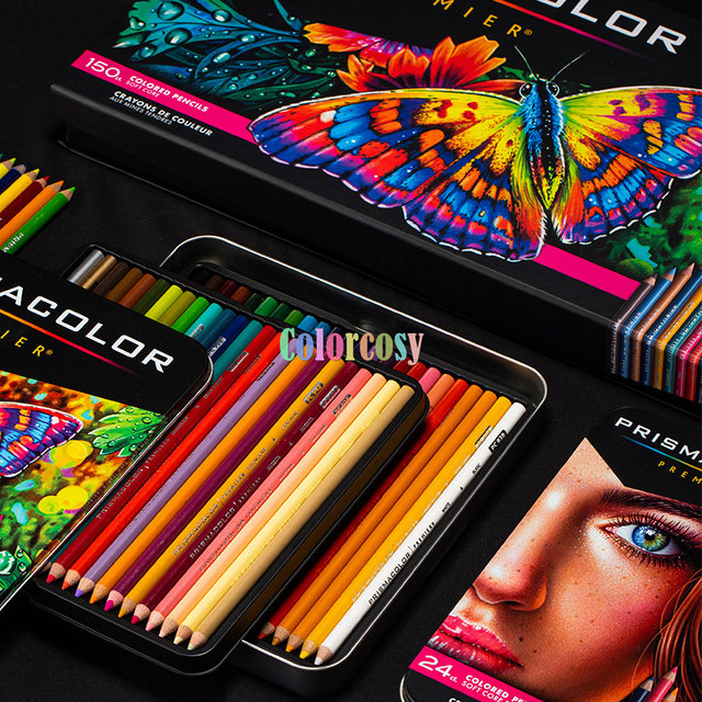 Prismacolor] Premier Soft Core Colored Pencil Set of 150 Assorted Multi  Colors