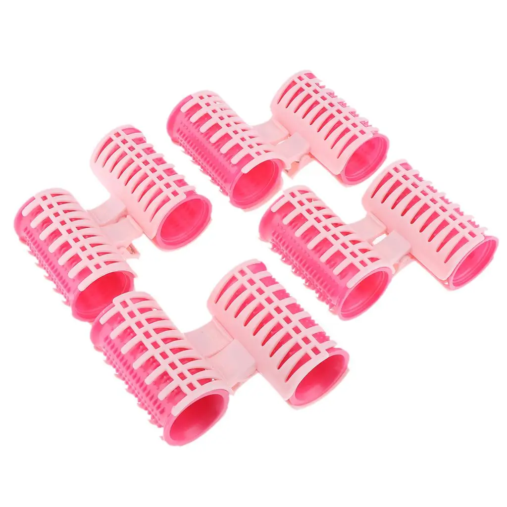 8 Pieces Hairstyle Hair Curlers Curls Hair Curlers with Handbag, Salon