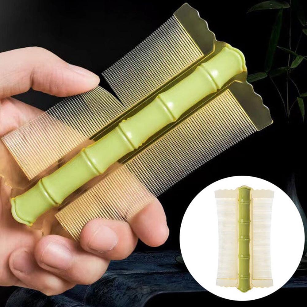 Best of Double Sided Head Lice Comb Professional Lice Flea Removal Hair Combs Ultra-Dense Scalp Massage Comb Children Pet Hair Cleaning Reviews & Tips