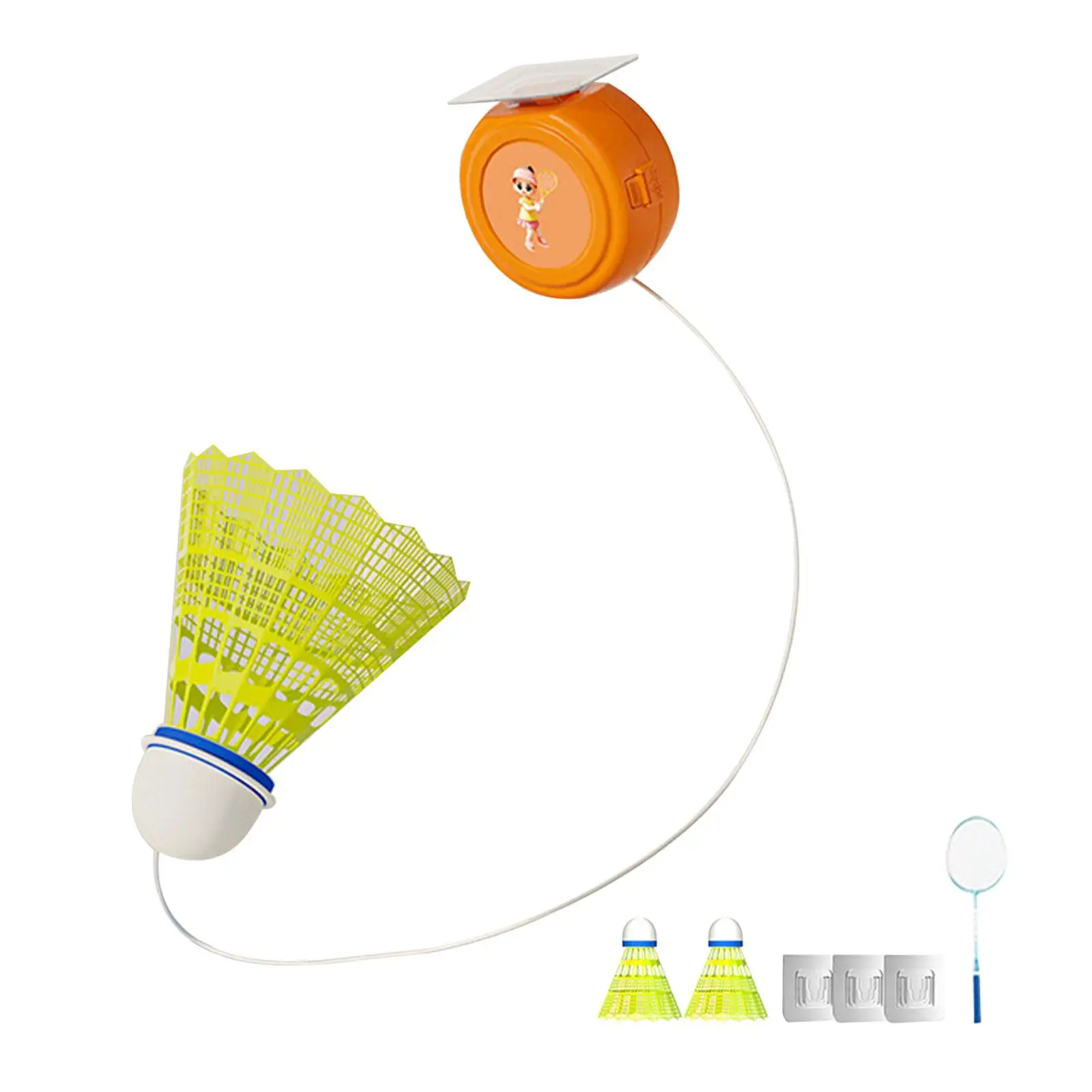 Badminton Solo Trainer with Badminton Shuttlecock for Games Sports Exercise