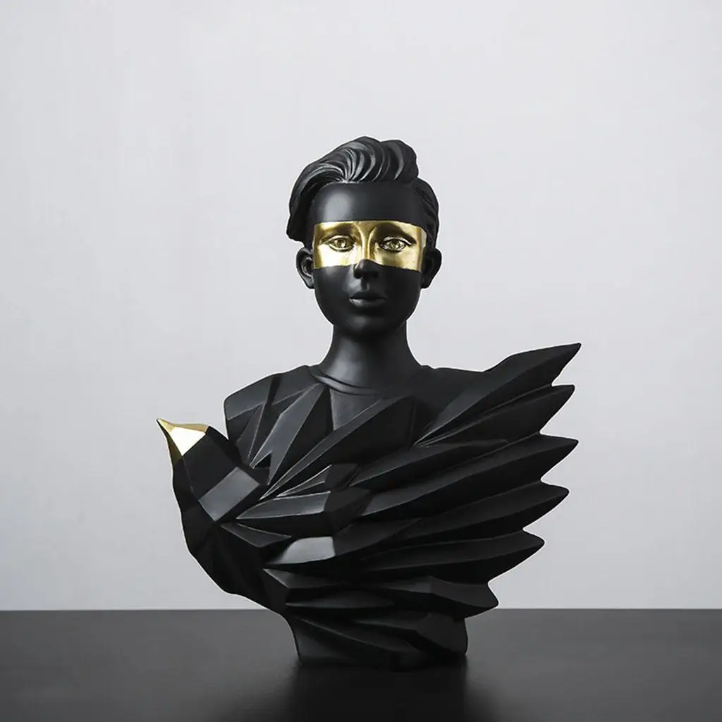 Punk Style Giuliano de Medici Figurine Decoration Statue Study Decor Artwork