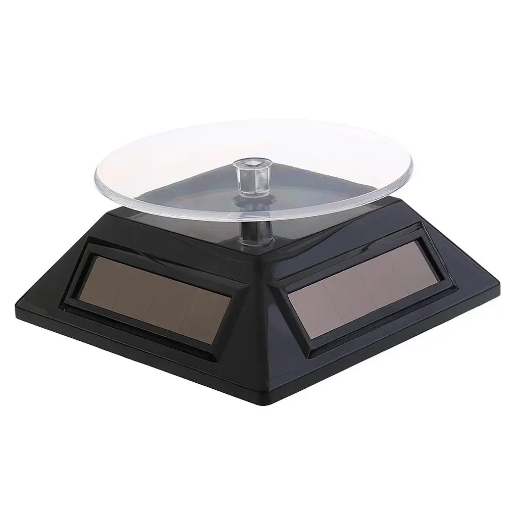 Black Double Use Rotating Turn Table - Jewellery Phone Display Stand Hodler
