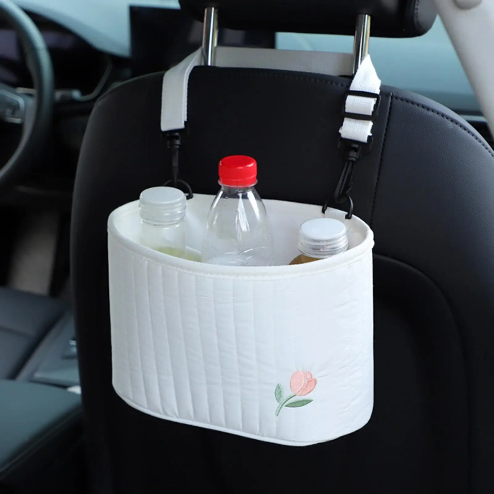 Cotton Car Hanging Bag Seat Back Organizer for Adults and Kids