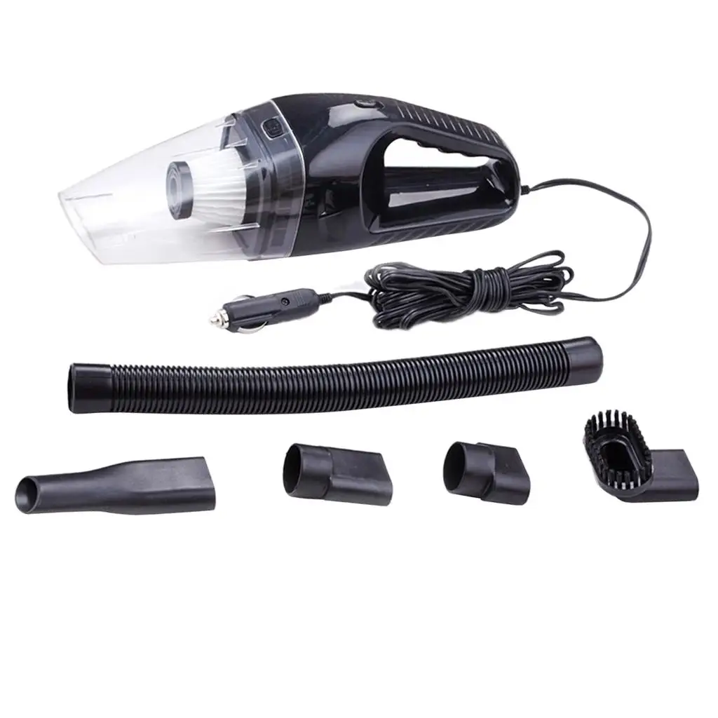 100W 12V Portable Mini Car Vacuum Cleaner Auto Handheld