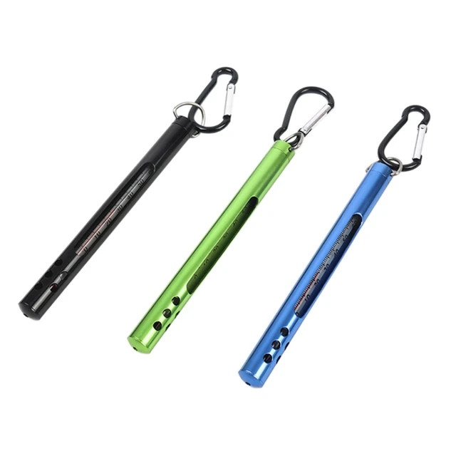 Fishing Thermometer with Metal Buckle Temperature Meter Portable Fishing  Temperature Gauge for Outdoor Fishing