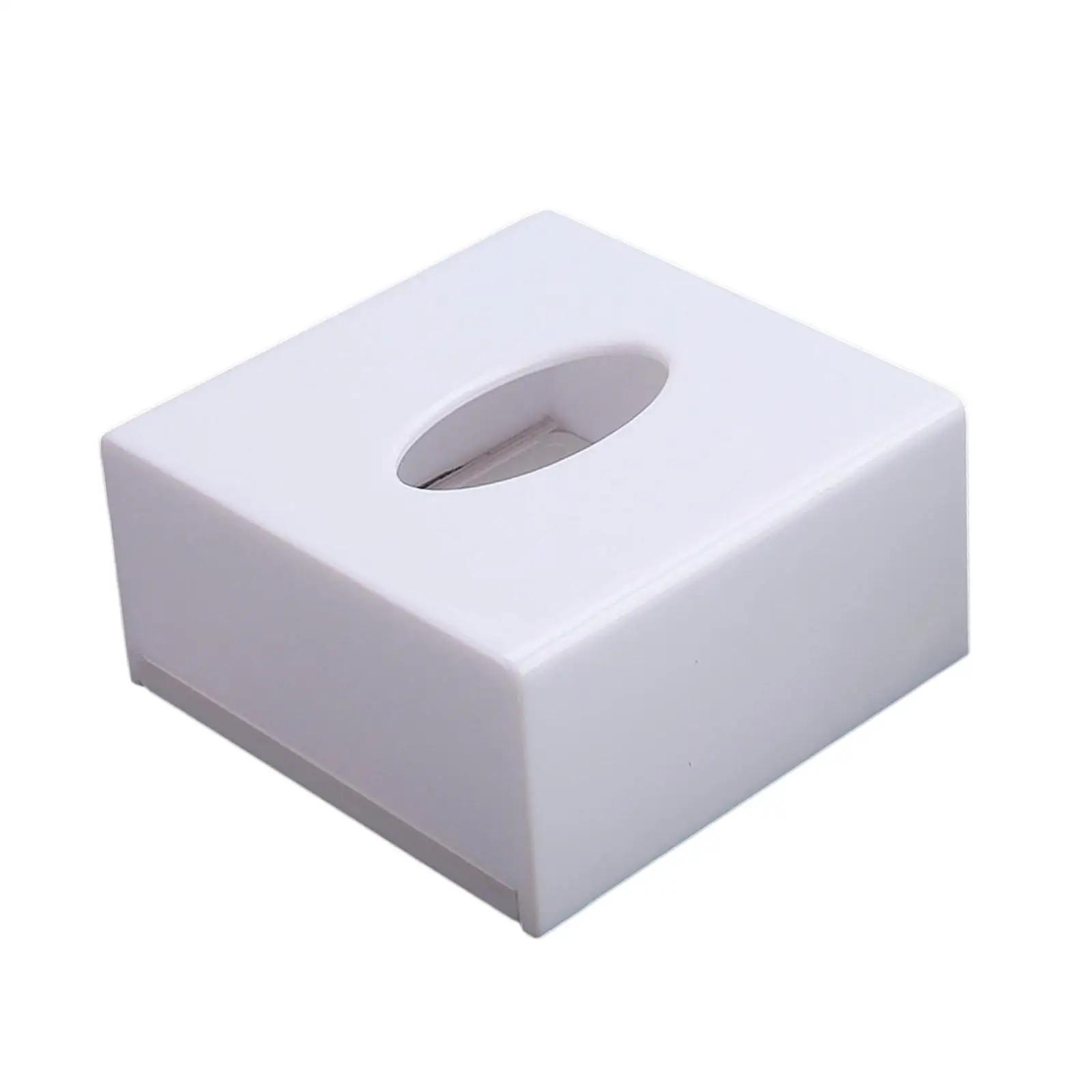 Facial Tissue Case Acrylic Toilet Paper Rack Tissue Paper Holder Container Tissue Box for Office Hotel Desktop Washroom Bedroom