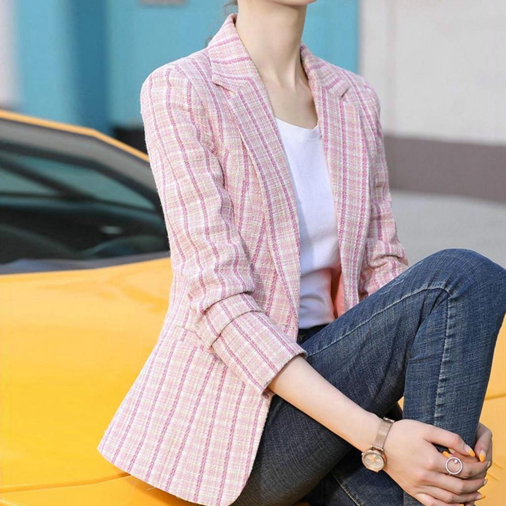 Title 2, Women Blazer Trendy Business Cardigan Slim Fit ...