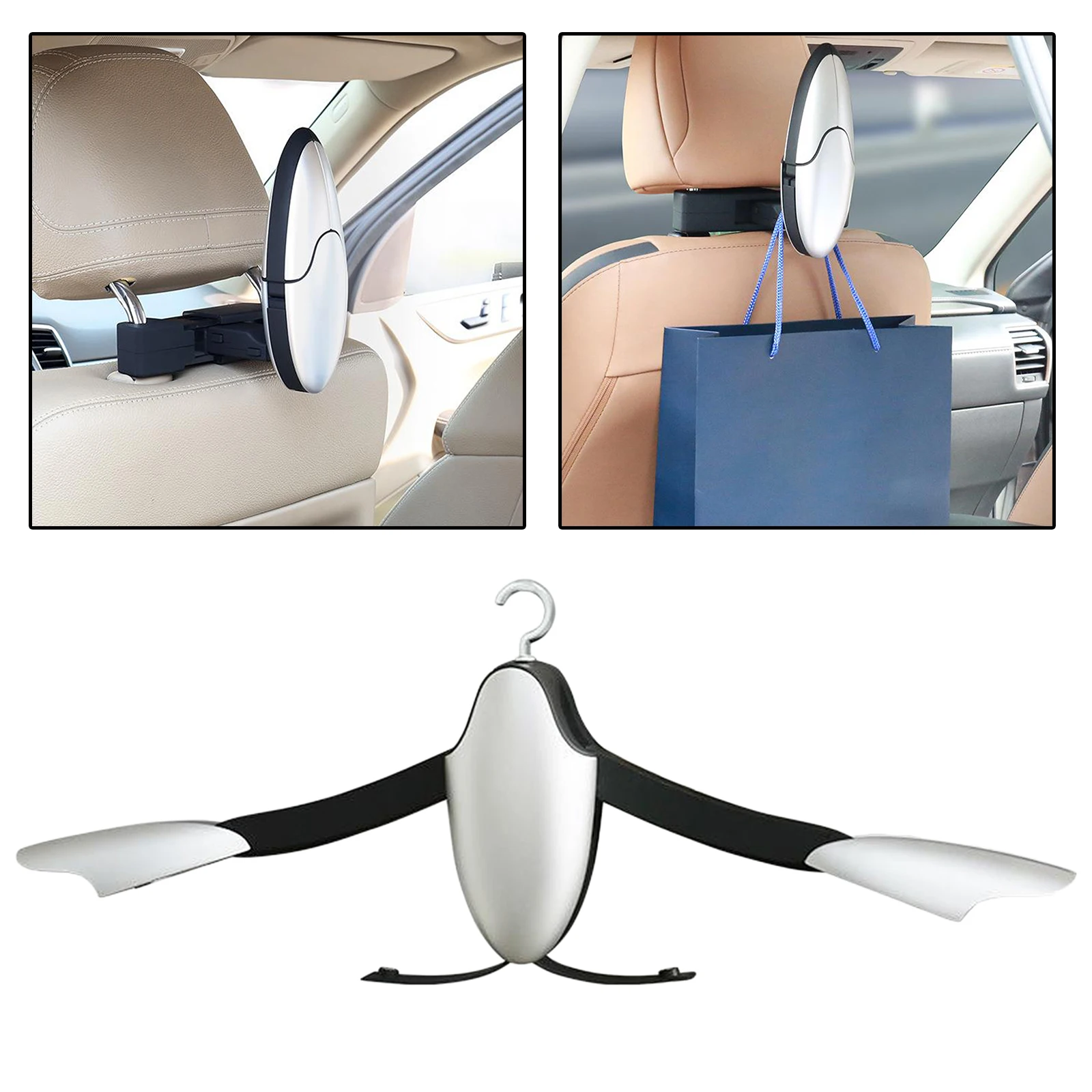 Multi-functional Car Hanger for All Kinds of Clothes Suits Handbags Purses