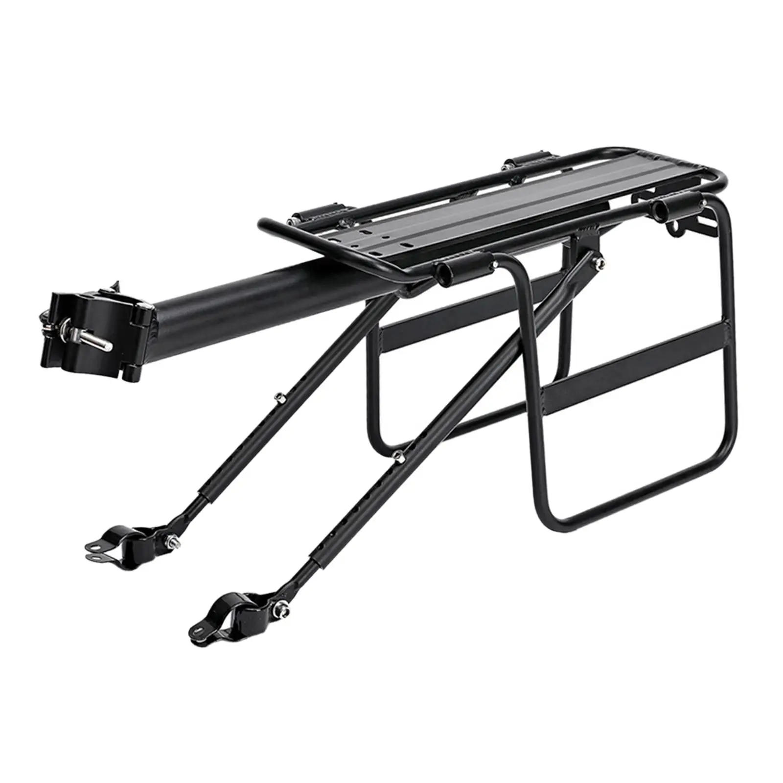 Rear Bike Rack Aluminum Alloy W/ Extended wing Tailstock Holder Carrier  Rear Luggage Cargo Rack for Luggage Road Bike