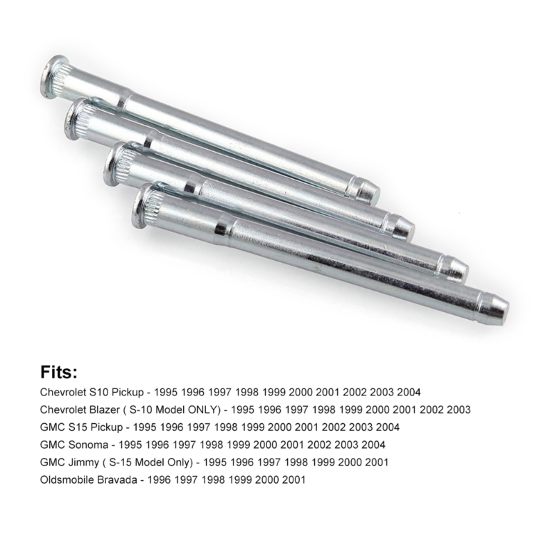Für 1994 - 2004 Chevy S10 & S15 Tür Scharnier Pins und Buchse Kit 4 Sets Korrosion-Beständig H8WE – Detail 5