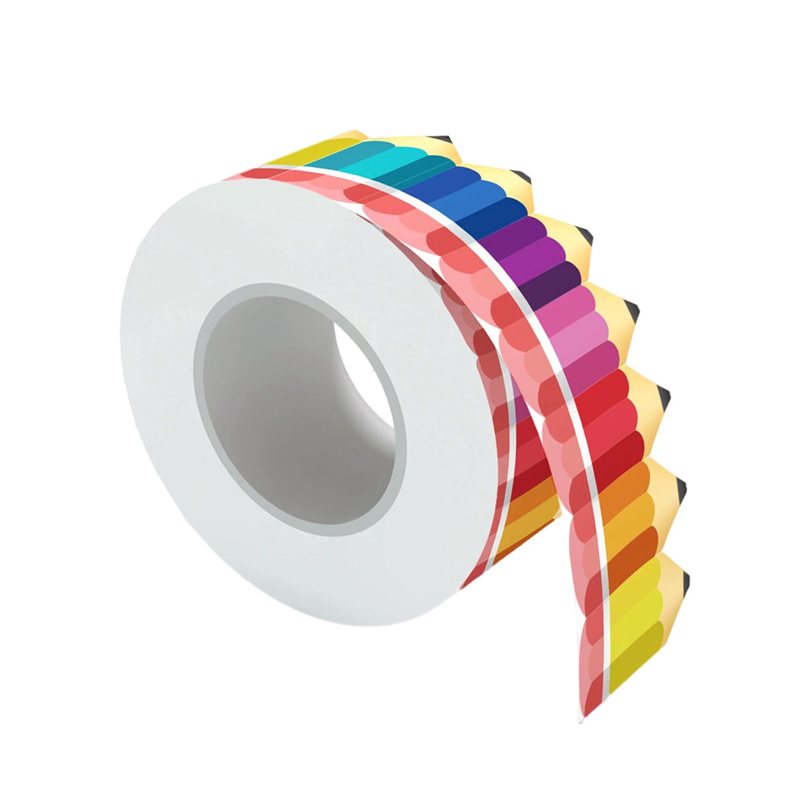 Description Picture 6 of itemPencil Bulletin Board Borders Colorful with Pencil Patterns Classroom Borders for White Board Office Blackboard Wall Decoration