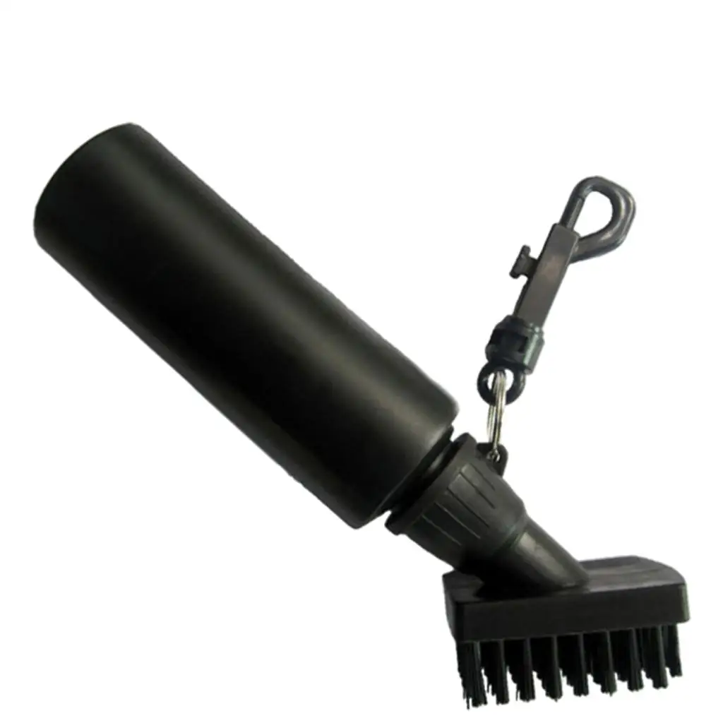 Golf Club Wet Cleaning Brush Professional Water Dispense Detachable Head Golf Cleaner with Water Bottle