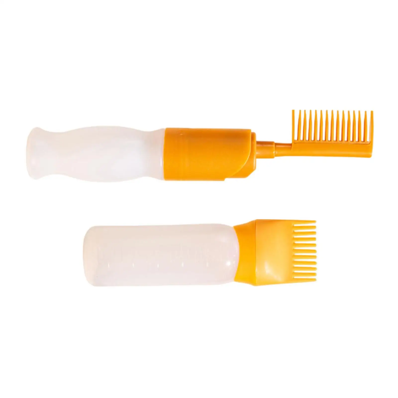 2 Pieces Root Comb Applicator Bottle Squeeze Bottle Empty 120ml Refillable Hair Dye Applicator Brush for Hair Care Lightweight