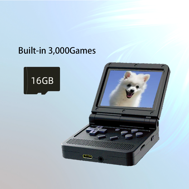 Powkiddy V90 Retro Handheld Game Console 3 Inch Ips Screen System_voghion.com