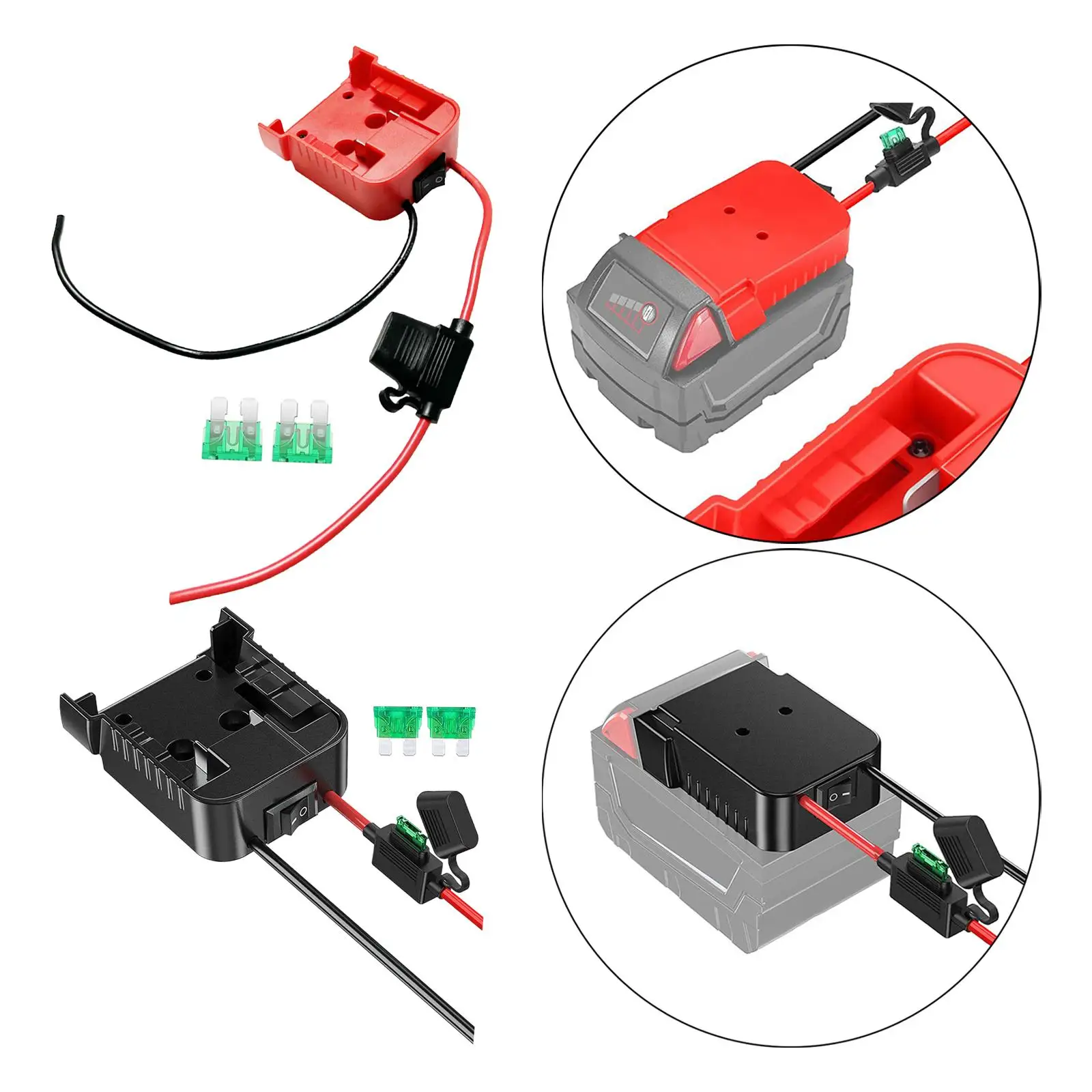Battery Adapter Converter Accessories Power Compatible Adapter Conversion Interface toolset for M18