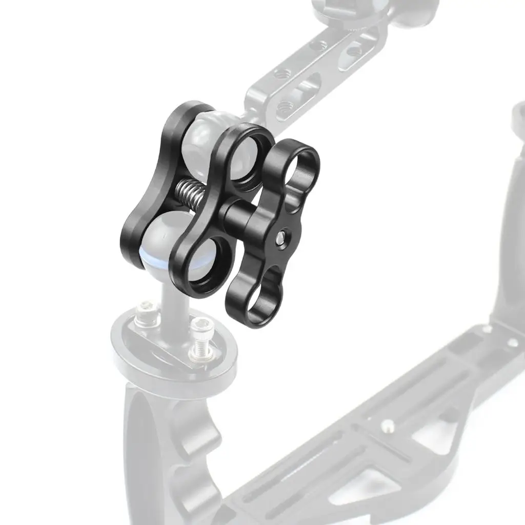 1 Inch Ball Clamp for Underwater Diving Camera Lights, Quick And Easy