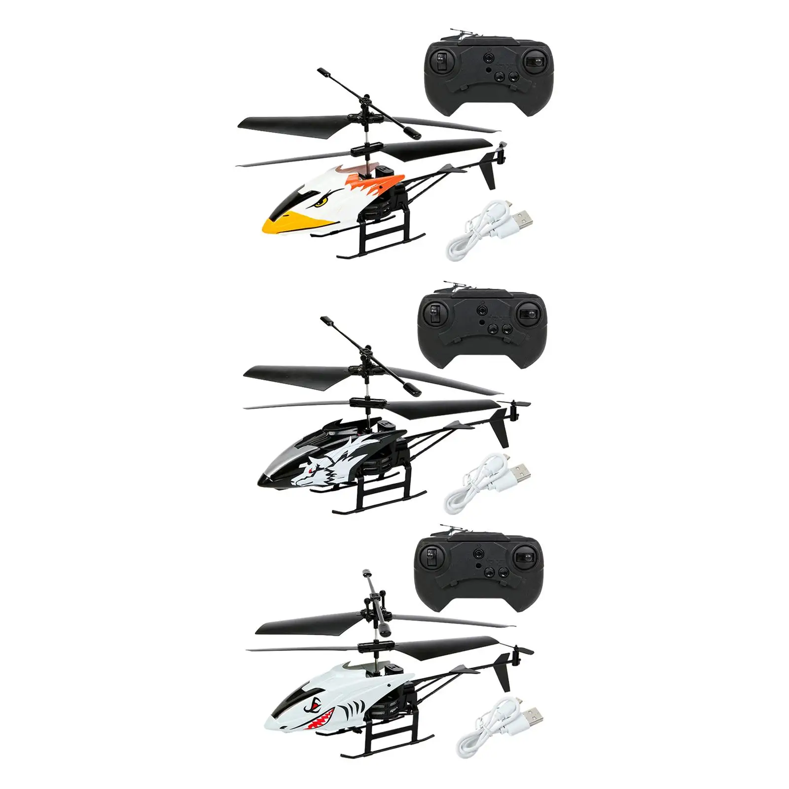 Anti-Drop RC Helicopter 2CH Stable Flying Battery Gift for Adult Children