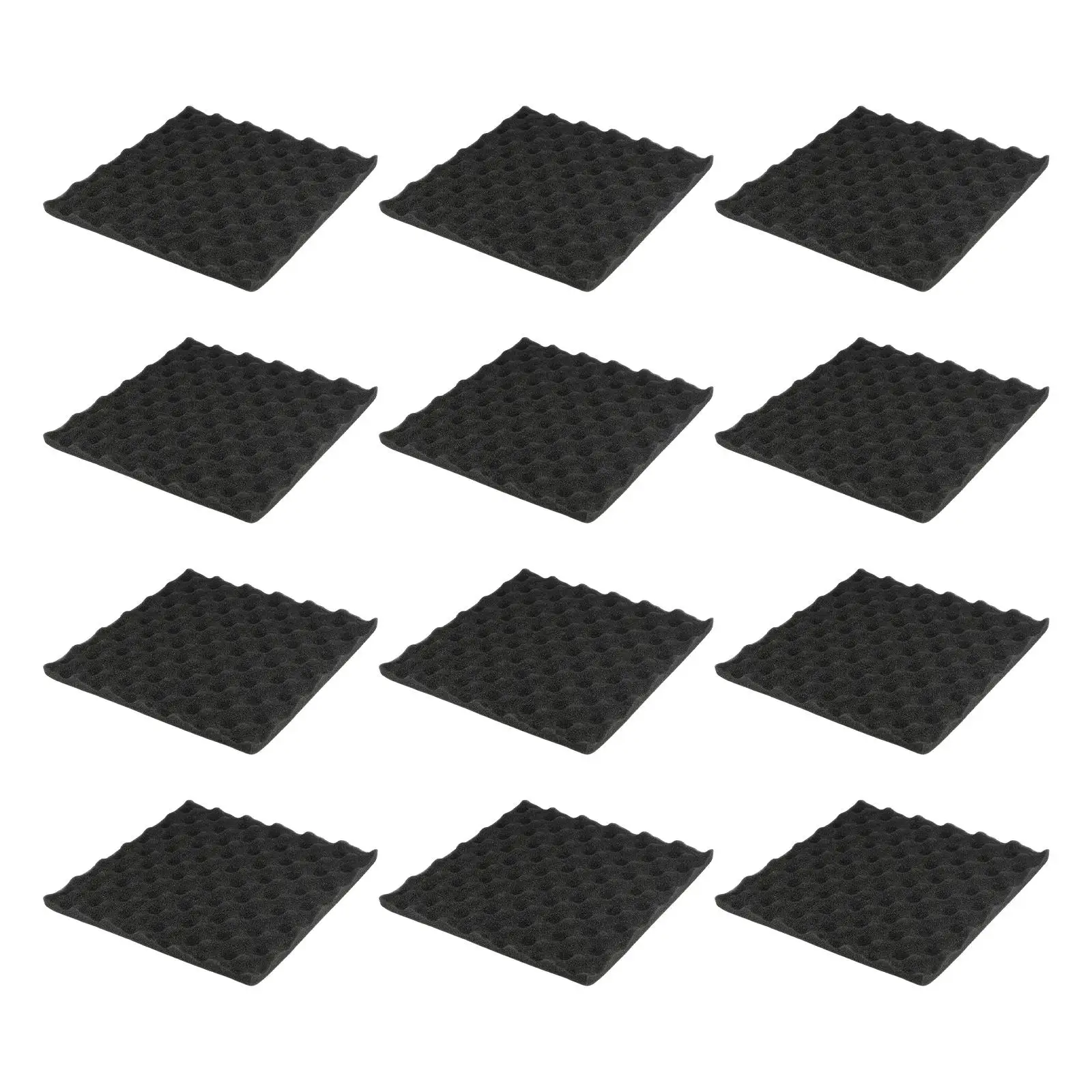 12Pcs Acoustic Foam Acoustic Panel Absorbing Noise Foam Closed Sheet Foam Panels for Car Office Studio