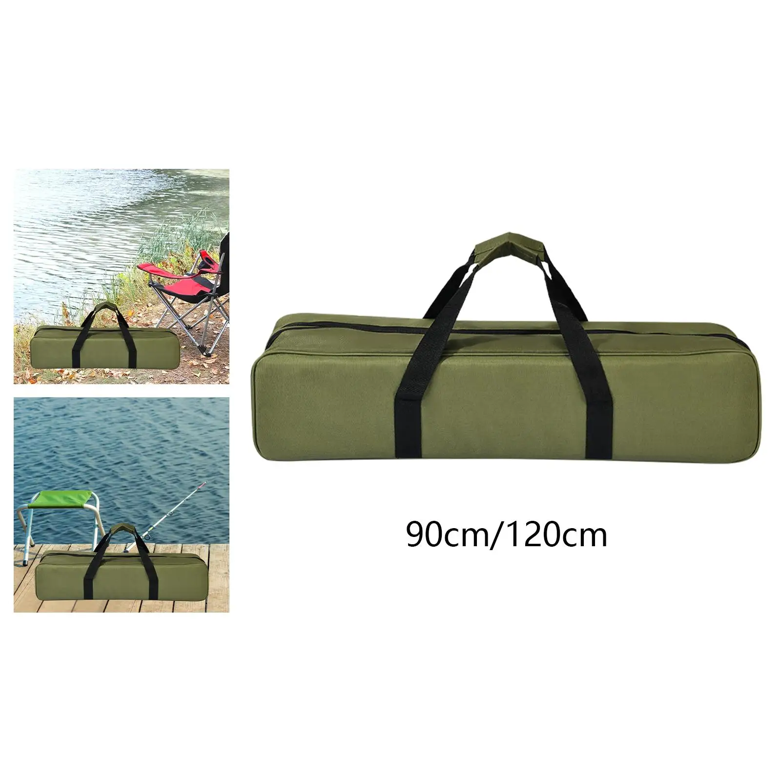 Camping Storage Bag Tent Accessories Camping Organizer Tent Pole Bag for Awning Light Stands Canopy Pole Tent Pole Fishing