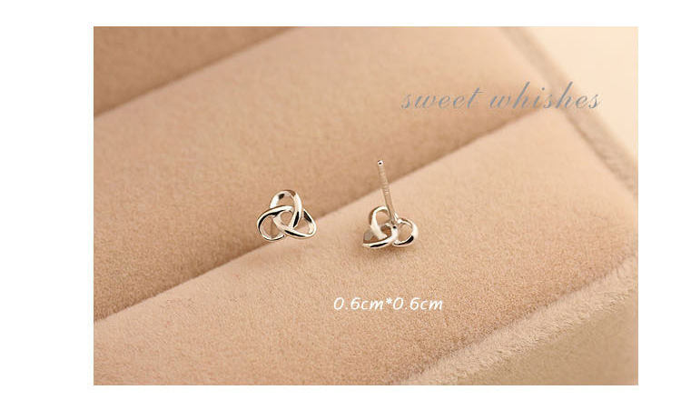 REETI Geometrische Stud Ohrring 925 Sterling Silber Ohrringe Für Frauen Geschenk Sterling-silber-schmuck – Detail 3