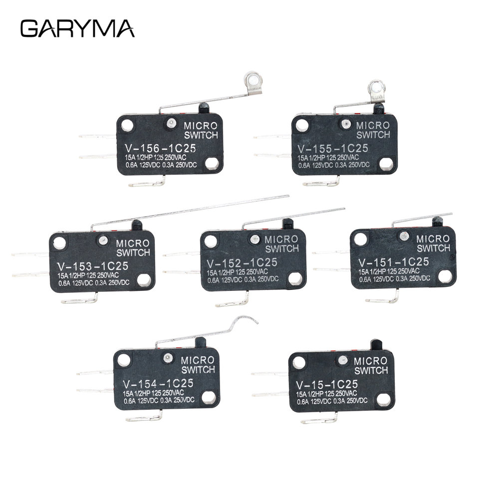 V-151-1C25 V-152-1C25 V-153-1C25 V-154-1C25 V-155-1C25 V-156-1C25 V-15-1C25 SPDT Roller Lever Micro Schalter 16A 250V – Detail 5