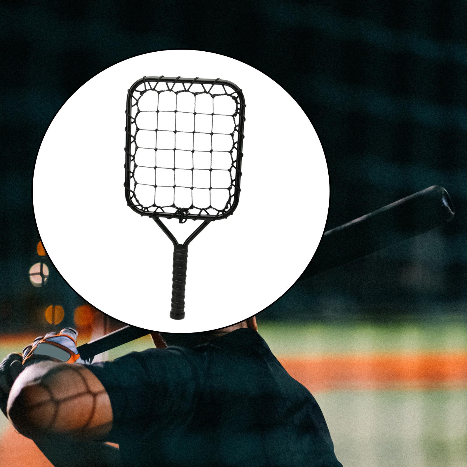 Baseball/Softball Fungo Racquet Bat 12oz Coaches Helper Lightweight Baseball Practice Racket Baseball Essentials for Men Women