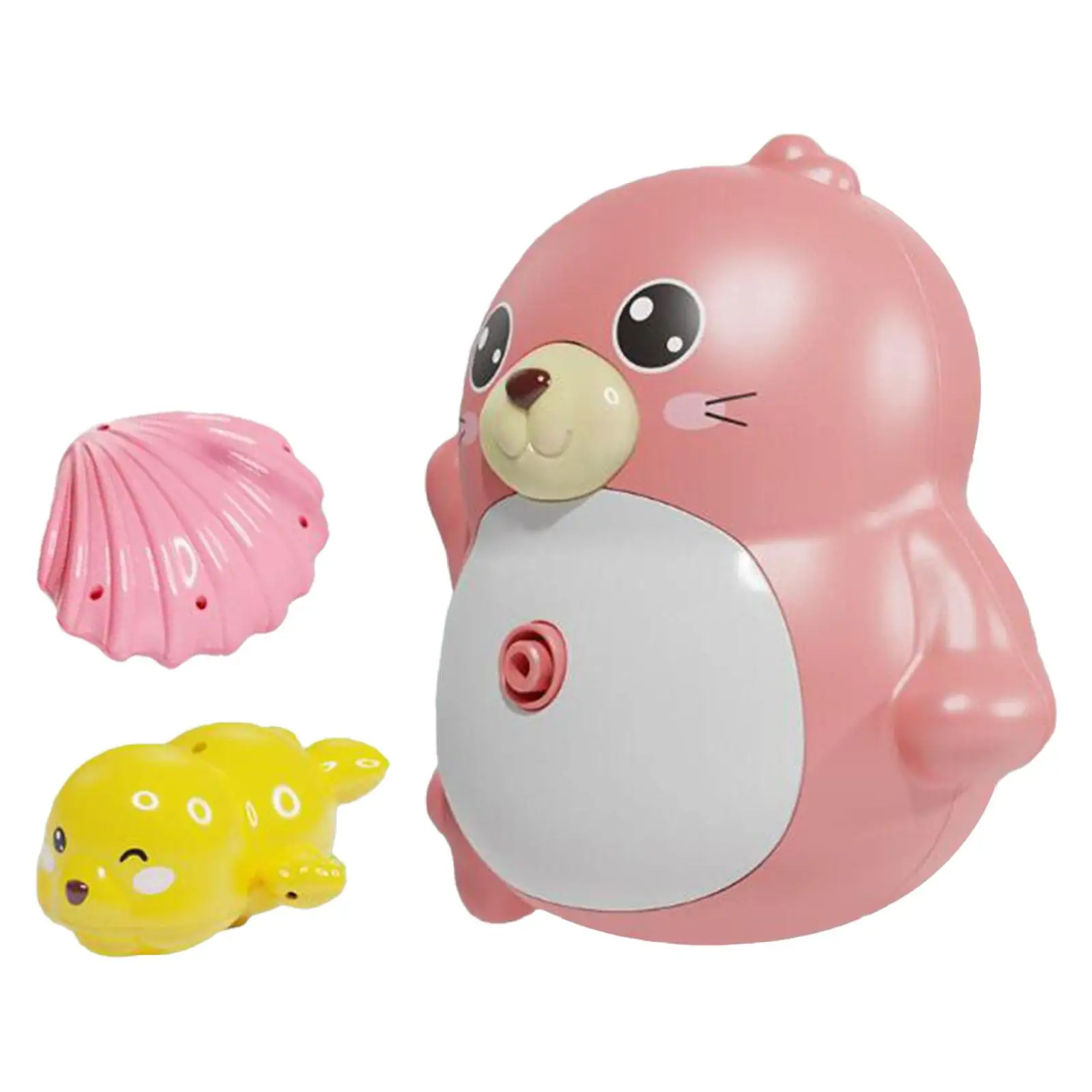 3x Ocean Sea Animal Bathtub Toys Sea Lion Sprinkler Bath Toy Automatic High Sprinkler Bathtub Baby Bath Toys for Ages 1-5