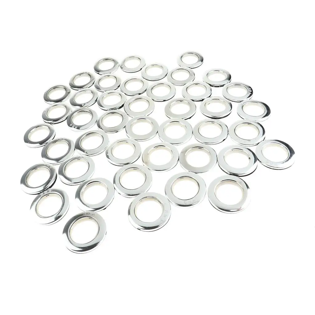 90 Pack Eyelet Curtain Rings Decorative Drapery Rings Curtain Accessories