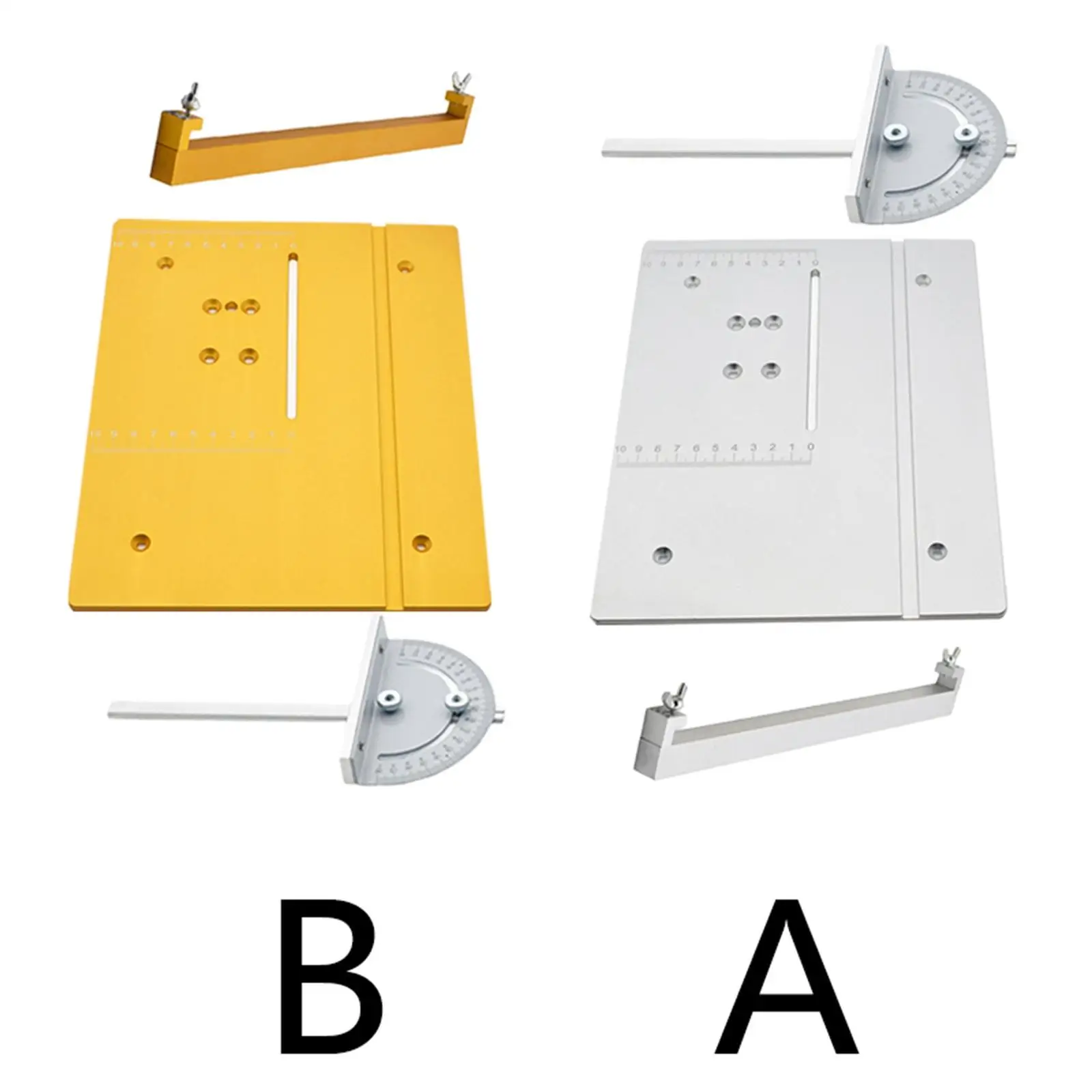 Aluminum Alloy Table Saw Panel Mini DIY Hand Tool Circular Saw Table Pedal- for