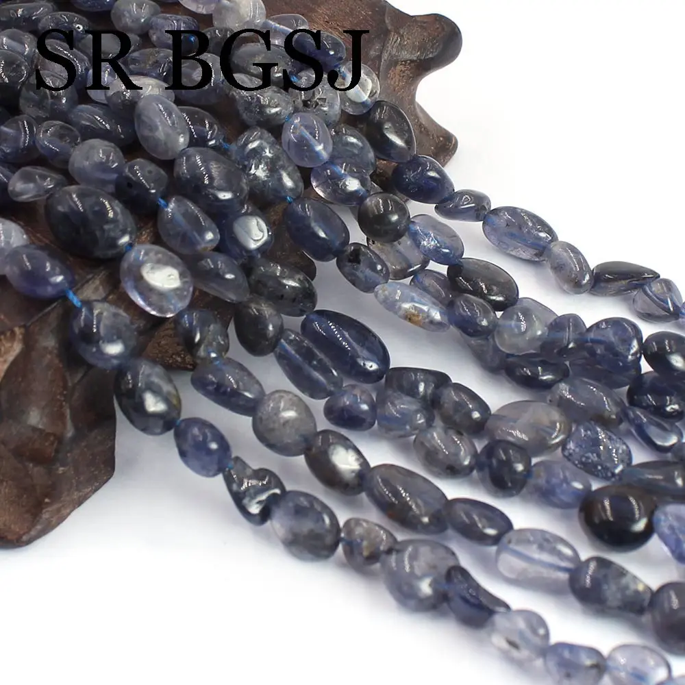 8x12mm Freeform Potato Nugget Natural Stone Beads For Jewelry Making 15" In Bulk 