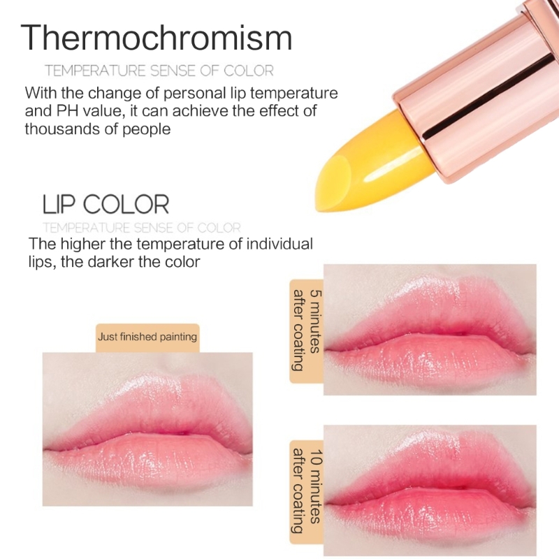 Color Changing Lipstick,nutritious Plumper Lip Balm Moisturizer Magic  Temperature Color Change Lip Gloss Ph Drop Shipping - Lipstick - AliExpress