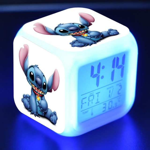 Disney Lilo & Stitch Led Light Figures Star Baby Usb Colorful