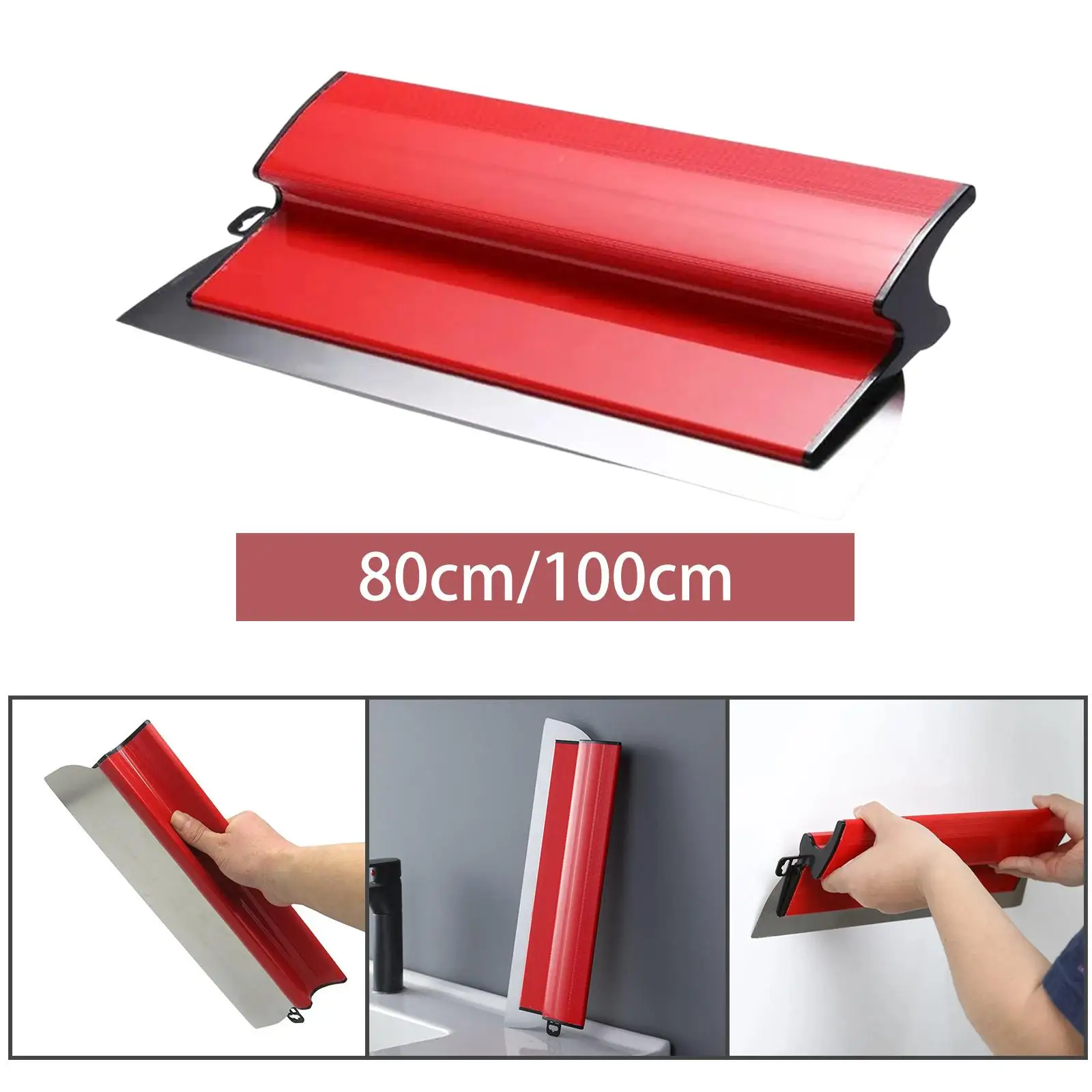 Stainless Steel Plaster Cement Putty Scraper Flexible Drywall Trowel Painting