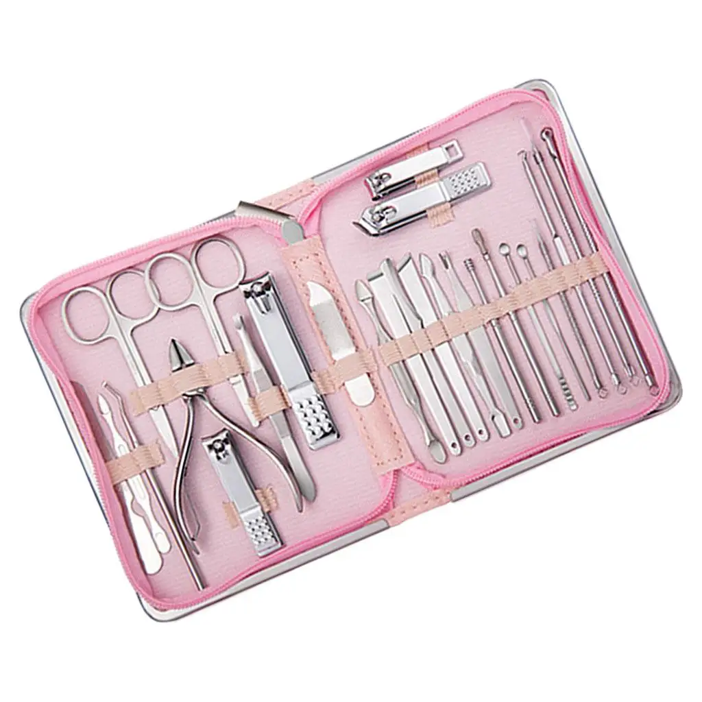 Professional Manicure Set with Storage Case Grooming Tool for Girl Adults