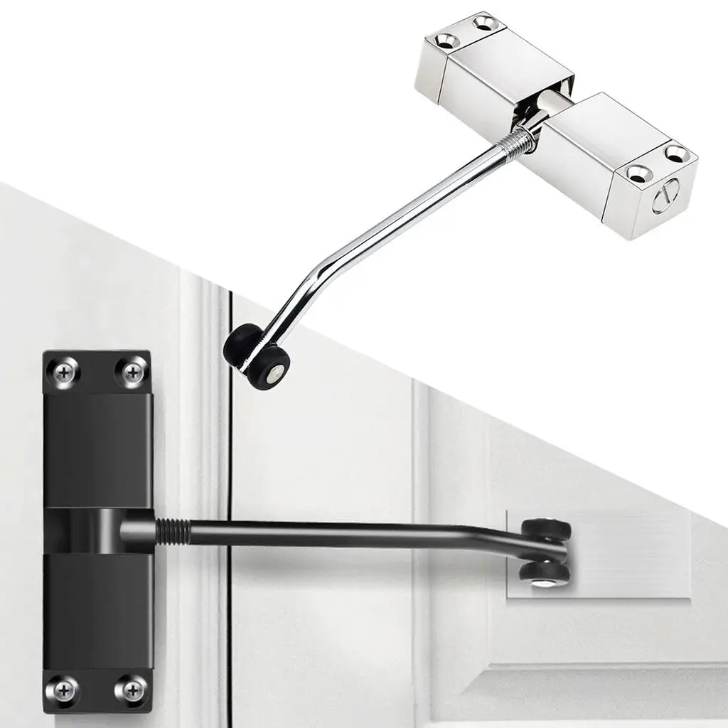 Stainless Steel Automatic Spring Door Closing Device Can Adjust The Door Closing Device 160x30x22mm Furniture Hardware