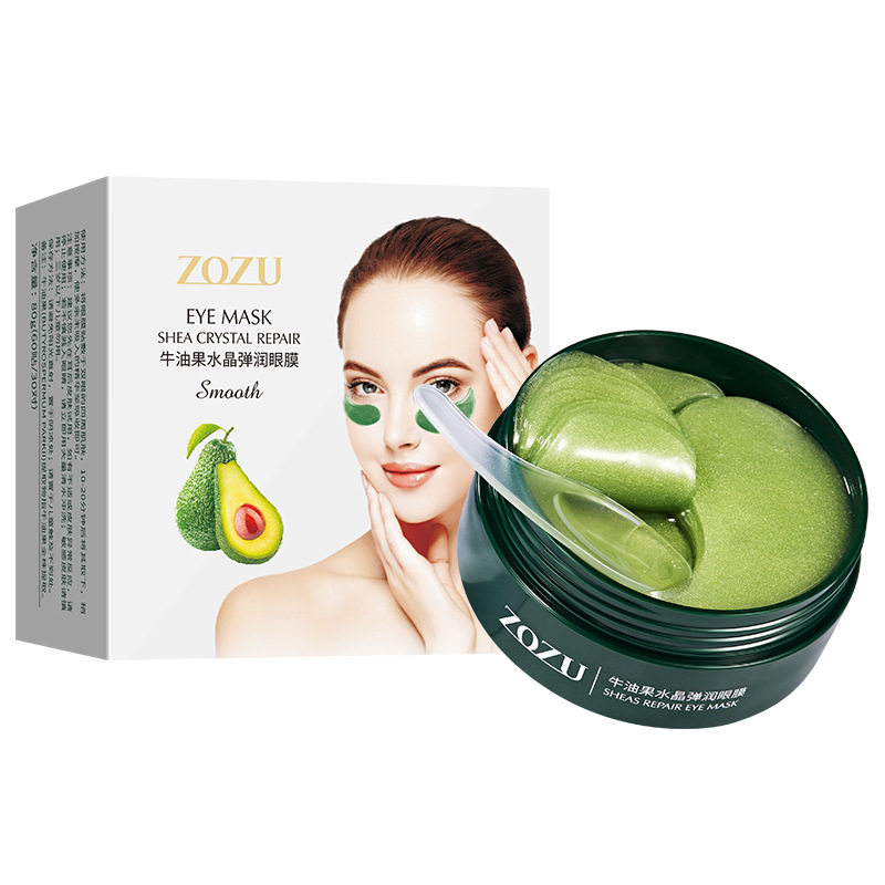 Best of 60pcs Avocado Collagen Eye Mask Moisturizing Gel Eyes Masks Eye Patches Remove Dark Circles Anti-wrinkle Korean Skin Care Reviews & Tips - Image 6