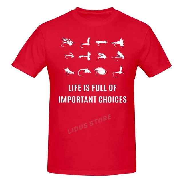 Funny Fly Fishing Fisherman T Shirts Graphic Cotton Streetwear