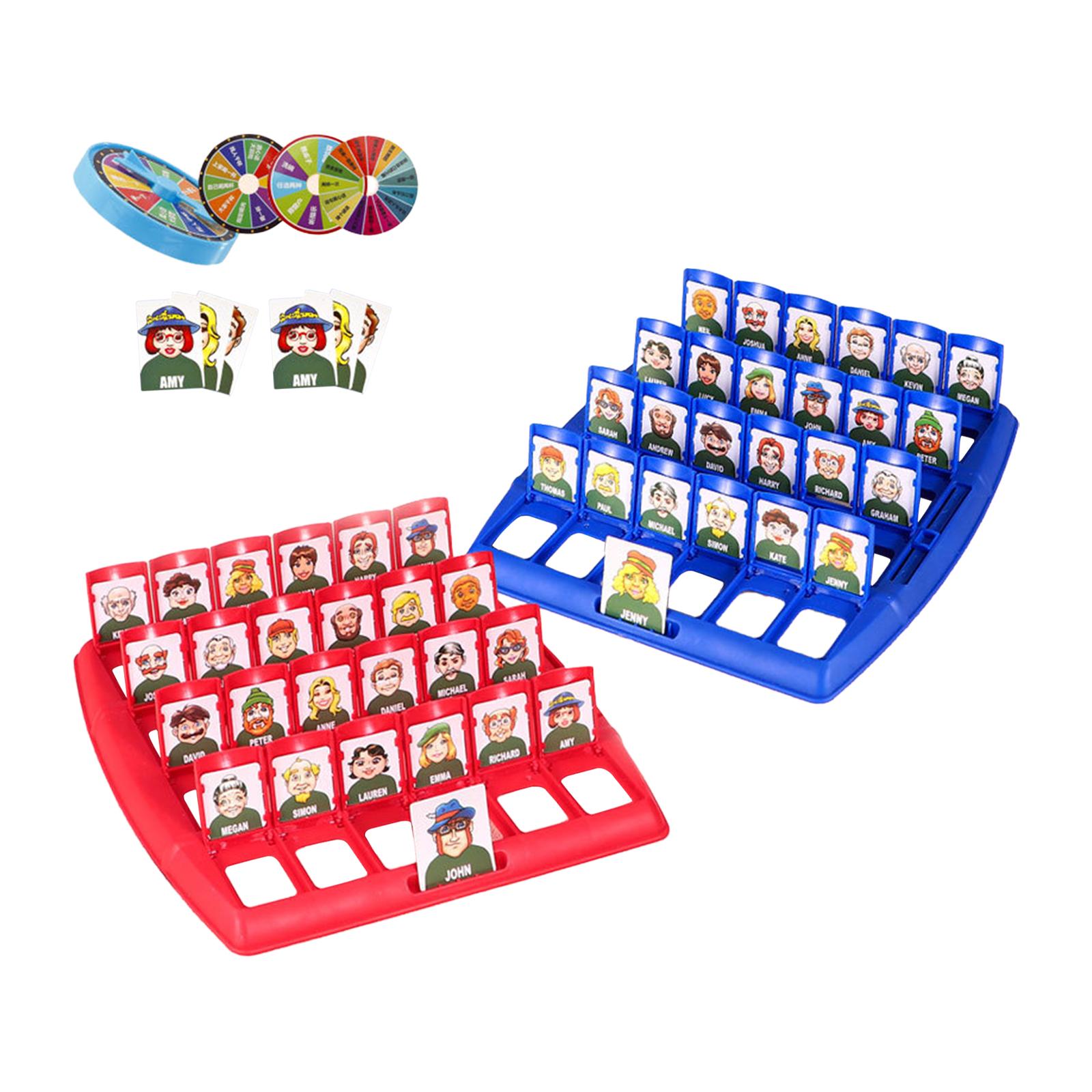 Guessing Who Game Fun Educational Board Game for Party Prop Family Game Boys