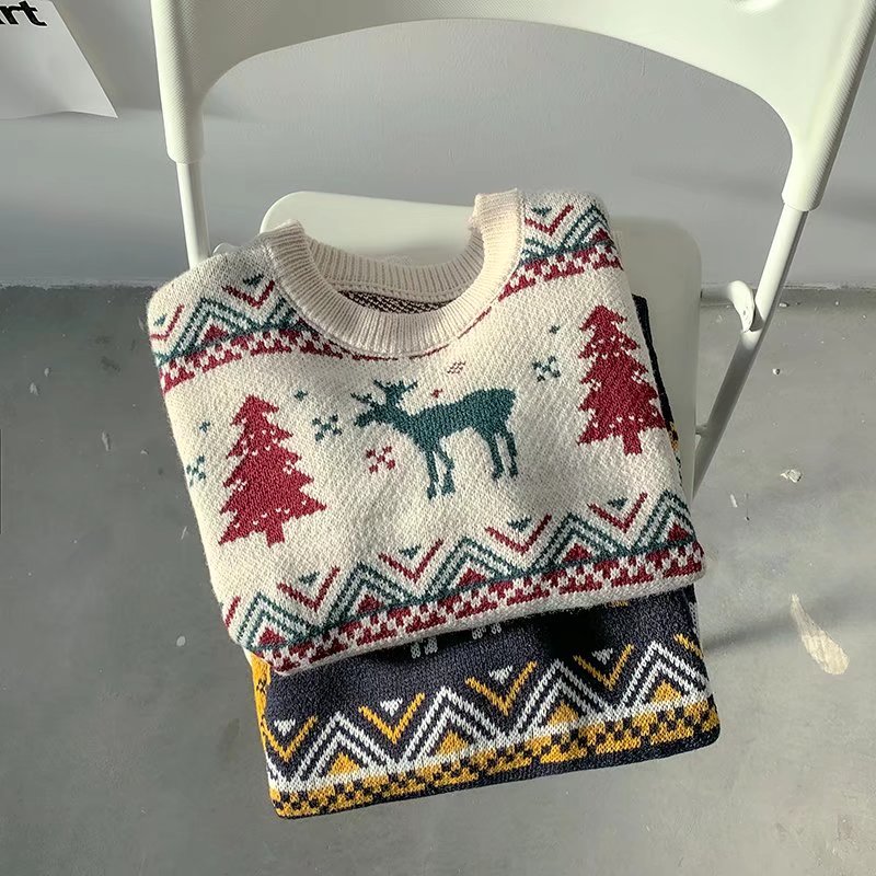 Deer Print Sweater 6