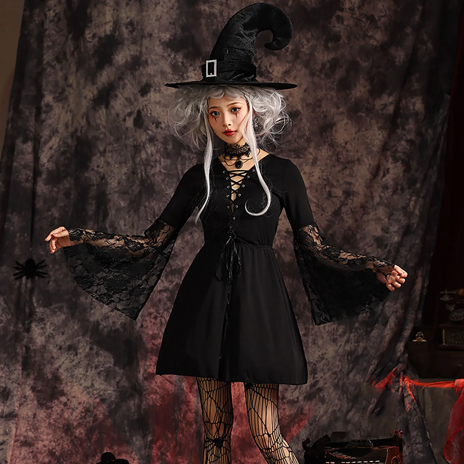 Костюм ведьмы Хэллоуин труп невесты платья для женщин