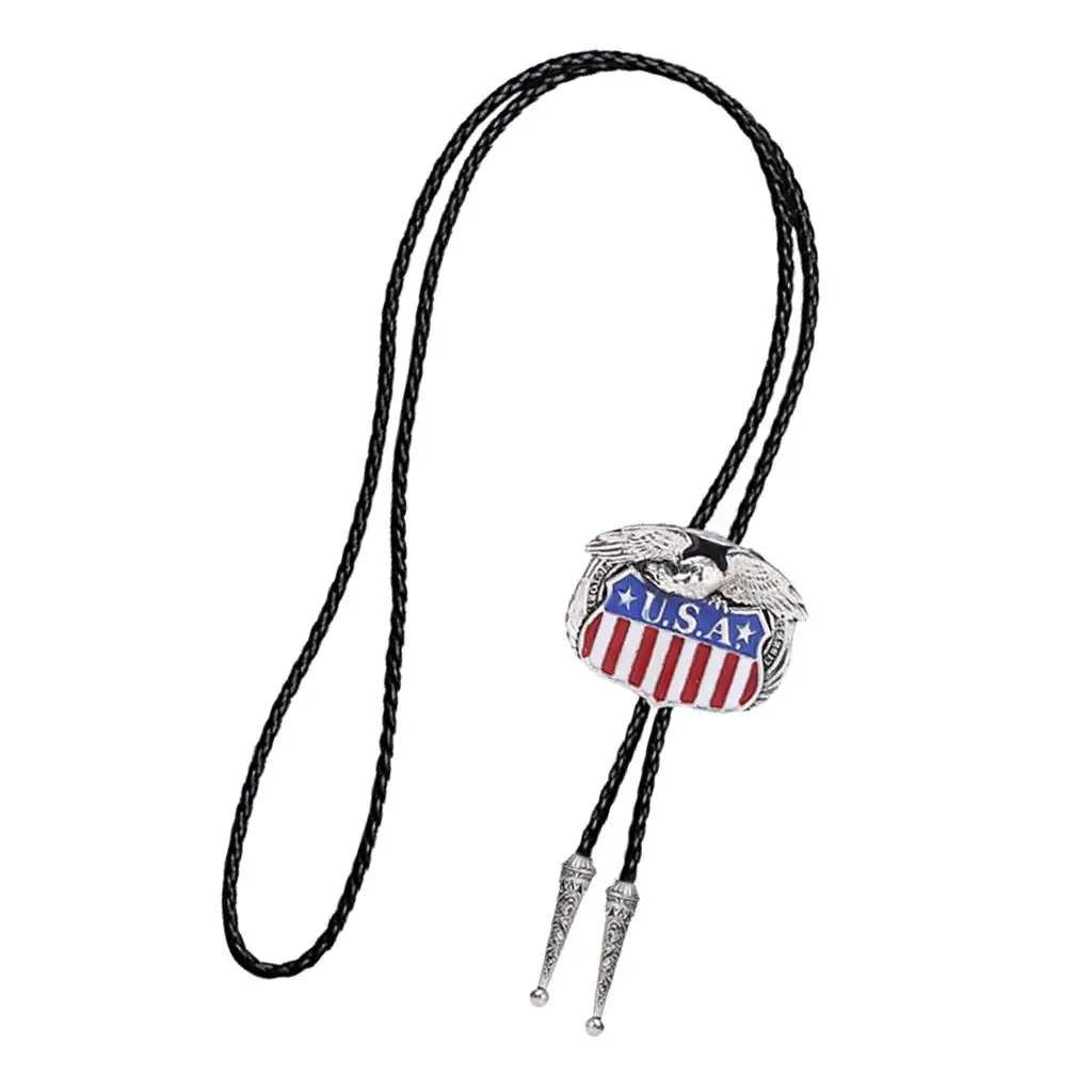 CLASSIC AMERICAN   WESTERN COWBOY BOLO TIE MENS SHIRT JEWELRY