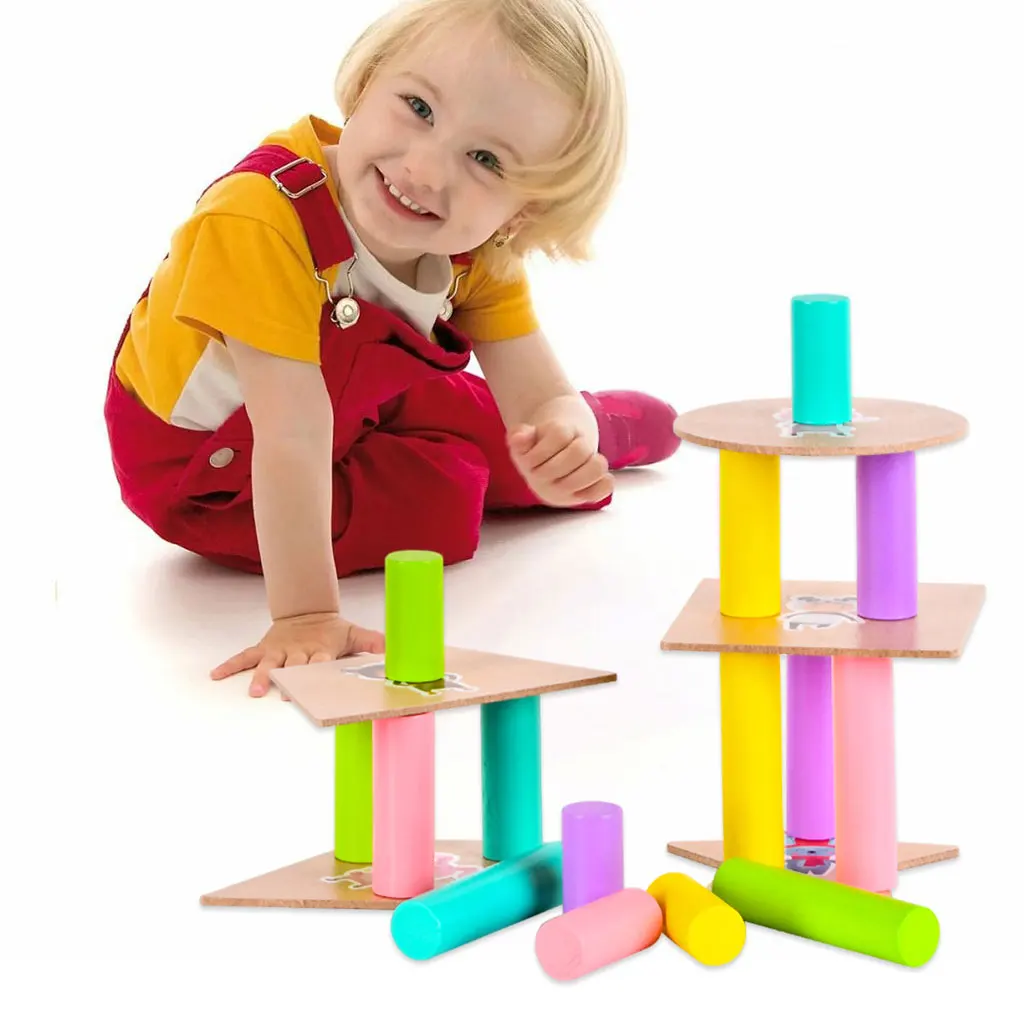 Building Blocks Toddler Puzzles Toys for Kids Over 3 Children Birthday Gifts