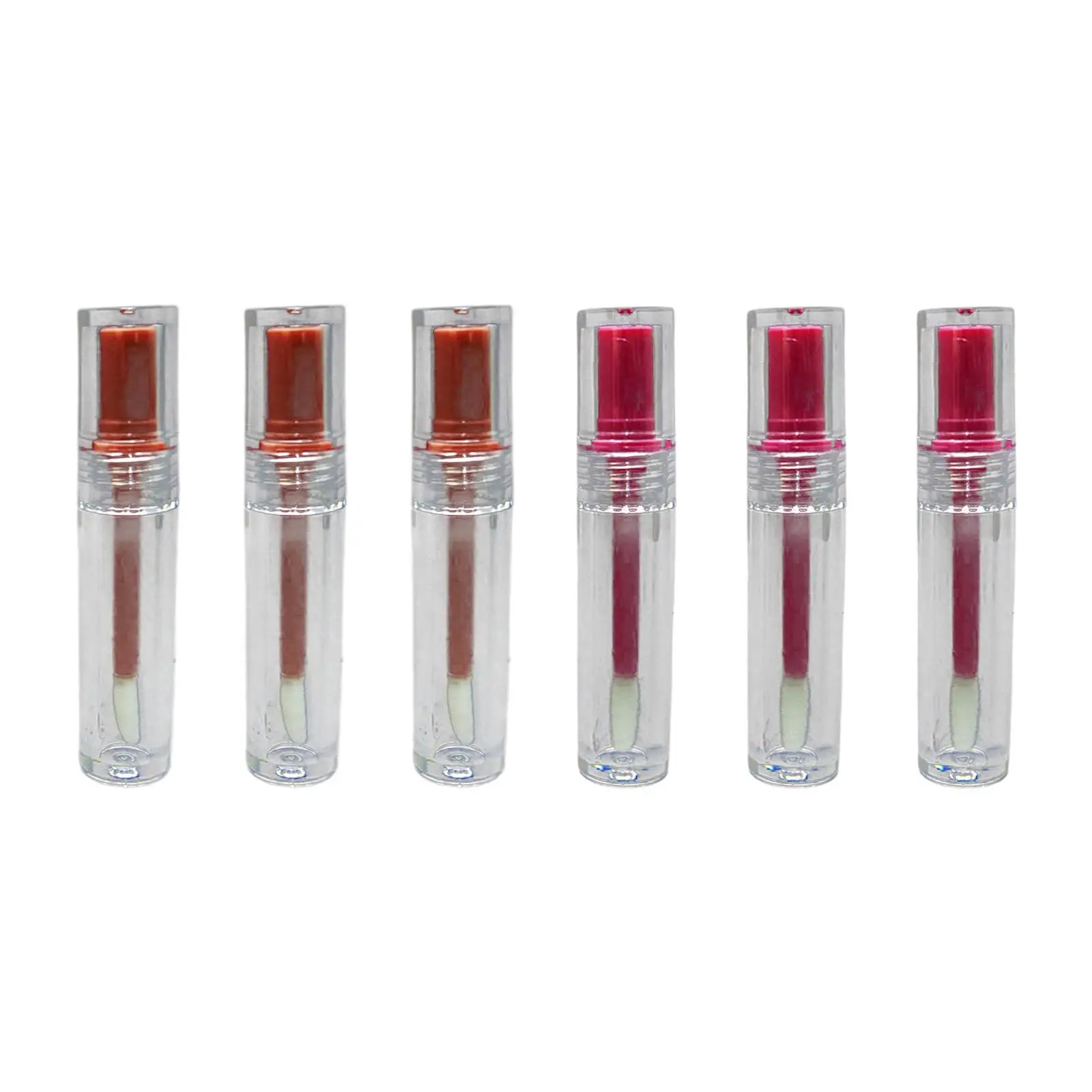 3 Pieces Lip Gloss Tubes 3ml Small with Rubber Insert Clear Lipgloss Tubes Lipstick Containers for DIY Makeup Travel Lip Samples