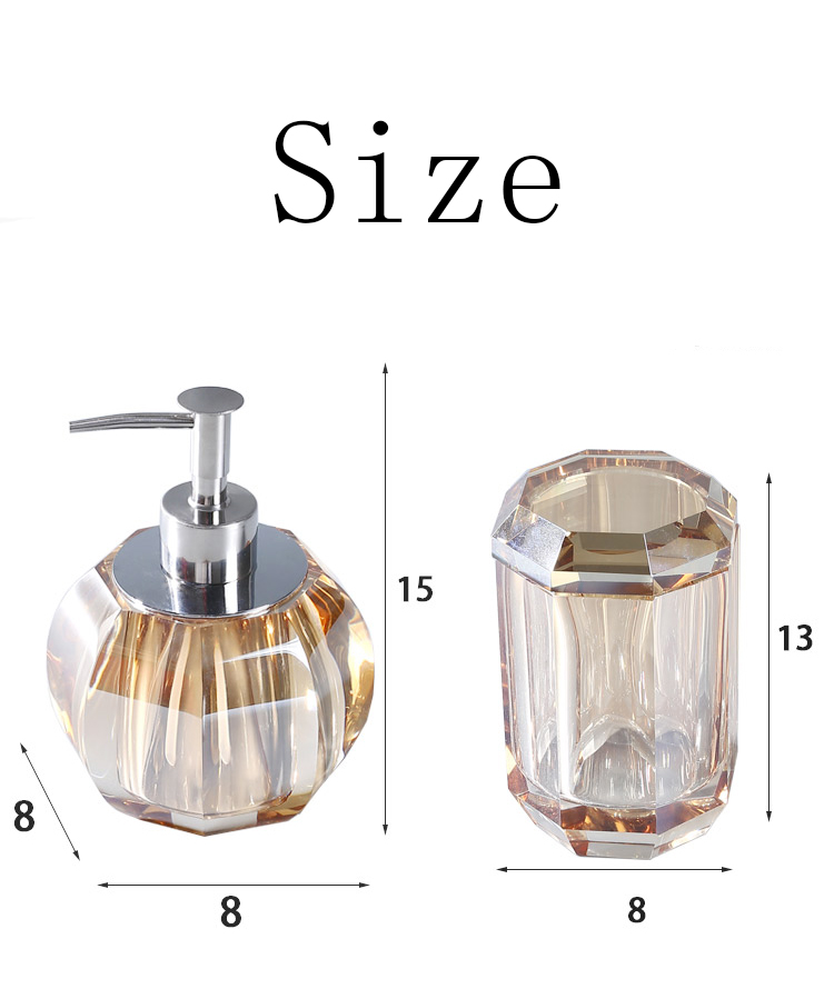 Glass Bathroom Set Image 1