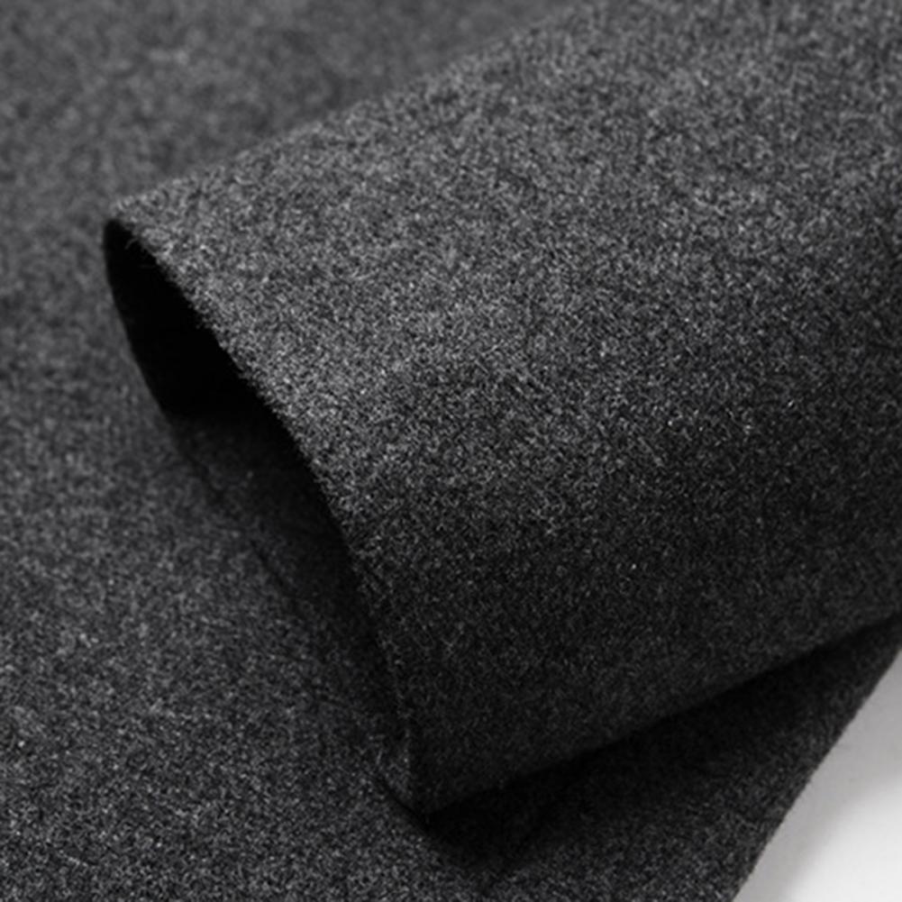 Description Picture 6 of itemMen Woolen Coat Long Sleeves Super Soft Windproof Anti Pilling Trench Coat Windbreaker   Men Woolen Jacket  Streetwear