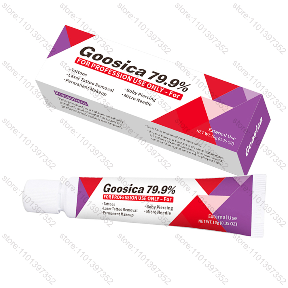 Best of Goosica 79.9% Before Tattoo Cream Assistance Piercing Makeup Body Eyebrow Eyeliner Lips Liner 10g Reviews & Tips