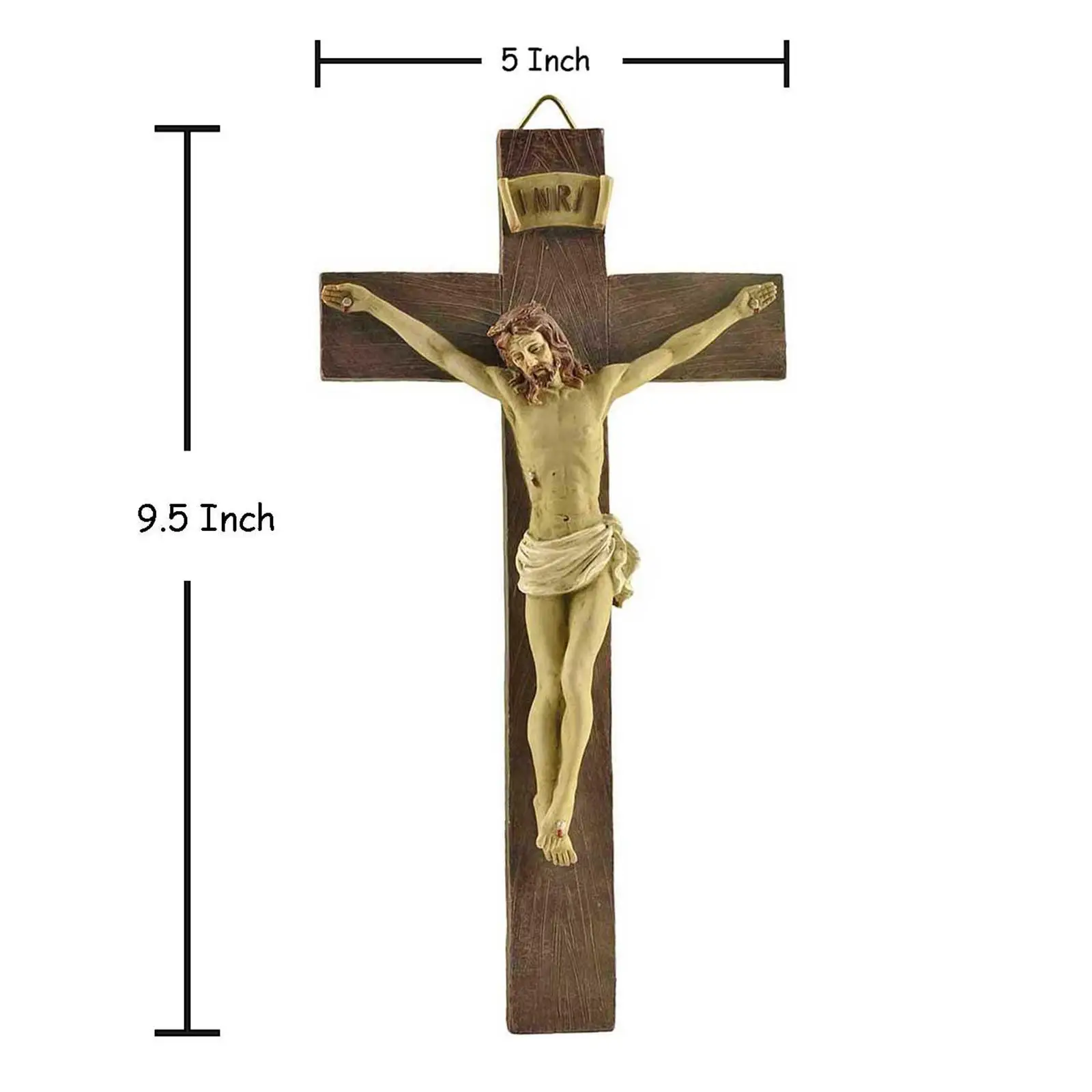 2X Religious   Cross Crucifix Statue Holy Figurine Hanging Wall Collective